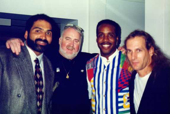 Ron Herbert, Franco Harris and Michael Bolton